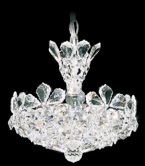 Trilliane 6 Light 120V Chandelier in Polished Stainless Steel with Clear Heritage Handcut Crystal main image 1